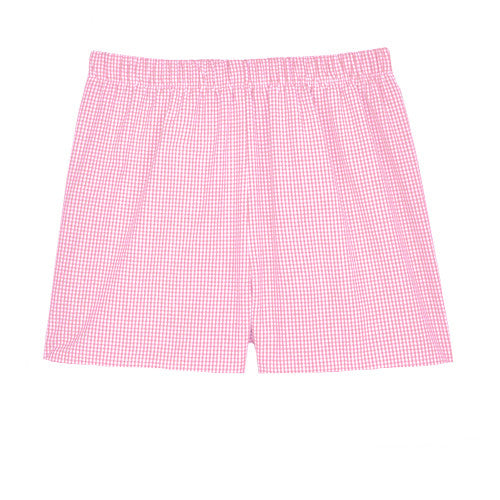 Pink best sale seersucker shorts