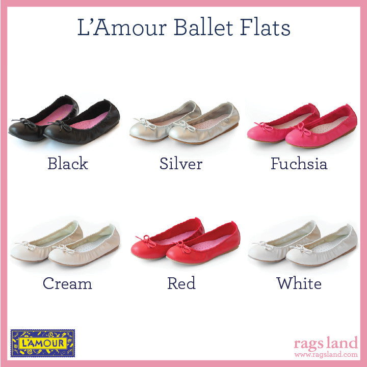 L'Amour Bow Ballet Flats