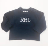 Roll Neck Navy Sweater