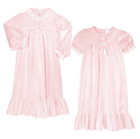 Laura Dare Princess Nightgown Pink Peignoir Set