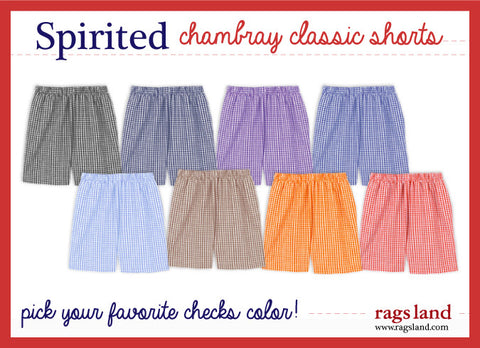 Chambray Checks Shorts