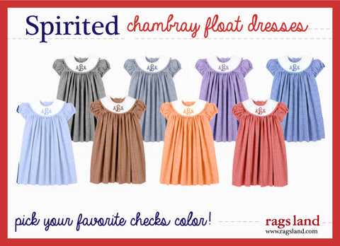 Chambray Checks Float Dress