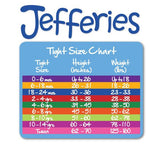 Jefferies Black Ruffle Footless Tights