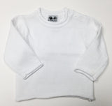 Roll Neck White Sweater