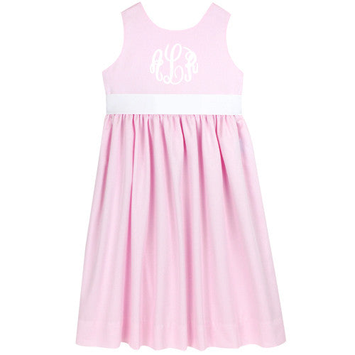 Pink Pique Picnic Dress